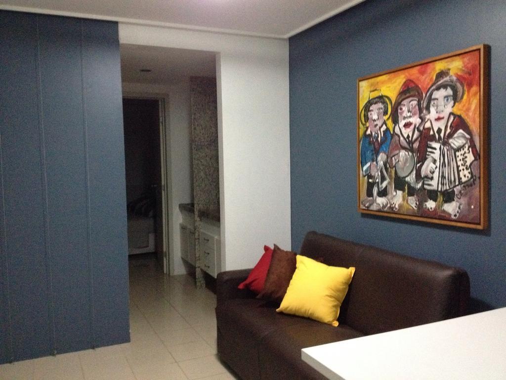 شقة ريسيفي  في Apartamento Beira Mar الغرفة الصورة